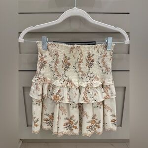 Love Shack Fancy mini skirt